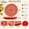 Aipan Pooja Thali Set for Karwa Chauth & Festivals