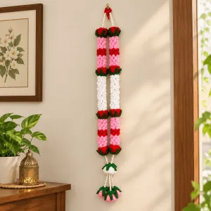 Handcrafted Floral Mala for Home Decoration | 47 cm | PahadiKala