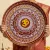Handpainted Om Mandala Pooja Thali | Decorative Spiritual Plate (26cm x 26cm)