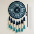 Evil Eye Mandala Wall Hanging (45.7 cm) | Handmade Boho Decor