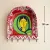 Suppa Aipan Art Wall Hanging (30 cm) with Kodi Tassels | Handmade Decor