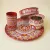 Aipan Pooja Thali Set (30 cm) with Glass & Lota | Handmade Wedding Decor