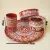 Aipan Pooja Thali Set (30 cm) with Glass & Lota | Handmade Wedding Decor
