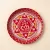 Aipan Ganesh Pooja Thali (30 cm) | Handmade Traditional Decor