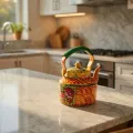 Aipan Art Decorative Kettle 14cm | Handpainted Home Décor