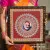 Aipan Art Neem Karoli Baba Frame | Handmade Wall Decor 18x18 Inch