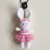 Crochet Bunny Bag Charm (15 cm) | Cute Handmade Keychain