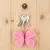 Pink Crochet Butterfly Keychain | 8cm Cute Handmade Keyring