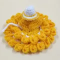 Yellow Crochet Peethambara Dress for Laddu Gopal Size 0 | Kanha Ji Outfit