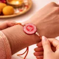 Handmade Aipan Rakhi Set of 8 | Traditional Bhai Rakhi