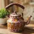 Handcrafted Pahadi Aipan Art Decorative Kettle – 14 cm