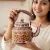 Handcrafted Pahadi Aipan Art Decorative Kettle – 14 cm