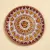 Pahadi Aipan Art Thali 30 cm | Traditional Decor