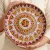 Pahadi Aipan Art Thali 30 cm | Traditional Decor