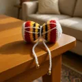 Handmade Decorative Damru 10 cm | Traditional Hanging Home Decor Item
