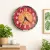 Pahadi Aipan Art Wall Clock 27 cm | Mandala Decor