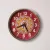 Pahadi Aipan Art Wall Clock 27 cm | Mandala Decor