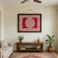 Traditional Aipan Wall Frame | Handcrafted Kumaoni Folk Art (18cm x 24cm) – Buy Now