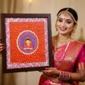 Elegant Kumaoni Aipan Wall Frame – Sacred Art for Home (15cm x 20cm)