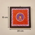 Elegant Kumaoni Aipan Wall Frame – Sacred Art for Home (15cm x 20cm)