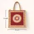 Handcrafted Aipan Art Jute Bag 14x14 Inch Eco Friendly Tote