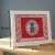 Handcrafted Aipan Glass Frame | Traditional Kumaoni Art Wall Decor | Ethnic Red Handmade Frame for Home & Pooja 15*18cm