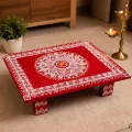 Pahadi Aipan Chowki 14x12 Inch | Hand-Painted Bajot