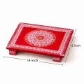 Pahadi Aipan Chowki 14x12 Inch | Hand-Painted Bajot
