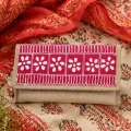 Handmade Aipan Art Hand Purse 9x5 Inch Wallet