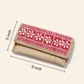 Handmade Aipan Art Hand Purse 9x5 Inch Wallet