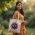 Cotton Tote Bag with Jagannath Design – Eco-Friendly 18×14 cm