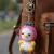 Handmade Crochet Duck Keychain Cute Amigurumi Mini Keyring