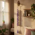 Handmade Spiral Hanging Spinner | Crochet Wall Decor 32cm