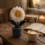 Handmade Crochet Daisy Flower Pot 12cm | Cute Mini Home Decor Gift