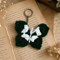 Handmade Crochet Butterfly Keychain – Cute Bag Charm