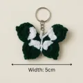 Handmade Crochet Butterfly Keychain – Cute Bag Charm