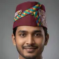 Uttarakhandi Traditional Maroon Topi | Pahadi Cap 20x5 cm
