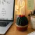 Handmade Crochet Cactus Decor 7 cm | Milk Cotton Yarn Mini Desk Decor