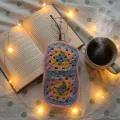 Handmade Crochet Glasses Pouch | Soft Spectacle Cover 13x7 cm