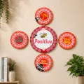 Aipan Art Acrylic Mirror Wall Décor Set of 5 | Self-Adhesive Decorative Mirrors