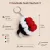Handmade Crochet Rose Bouquet Keychain | Floral Bag Charm