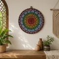 Handmade Mandala Wall Decor MDF Art for Home