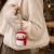 Handmade Crochet Snowman Keychain – Cute 6 cm