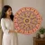 Handmade Neon Mandala Wall Art 24 Inch for Home Decor