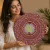 Hand-Painted Aipan Wall Decor – 16 Inch MDF Mandala Art