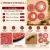 Handcrafted Aipan Decorative Wall Plates Set of 4 | Traditional MDF Wall Decor for Home & Office