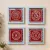 Aipan Art Wall Frame Set of 4 | Traditional Home Décor