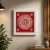 Handmade Aipan Art Wall Frame | Traditional Footprint Décor
