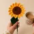 Handmade Crochet Sunflower | 18 cm Knitted Flower Decor