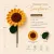Handmade Crochet Sunflower | 18 cm Knitted Flower Decor